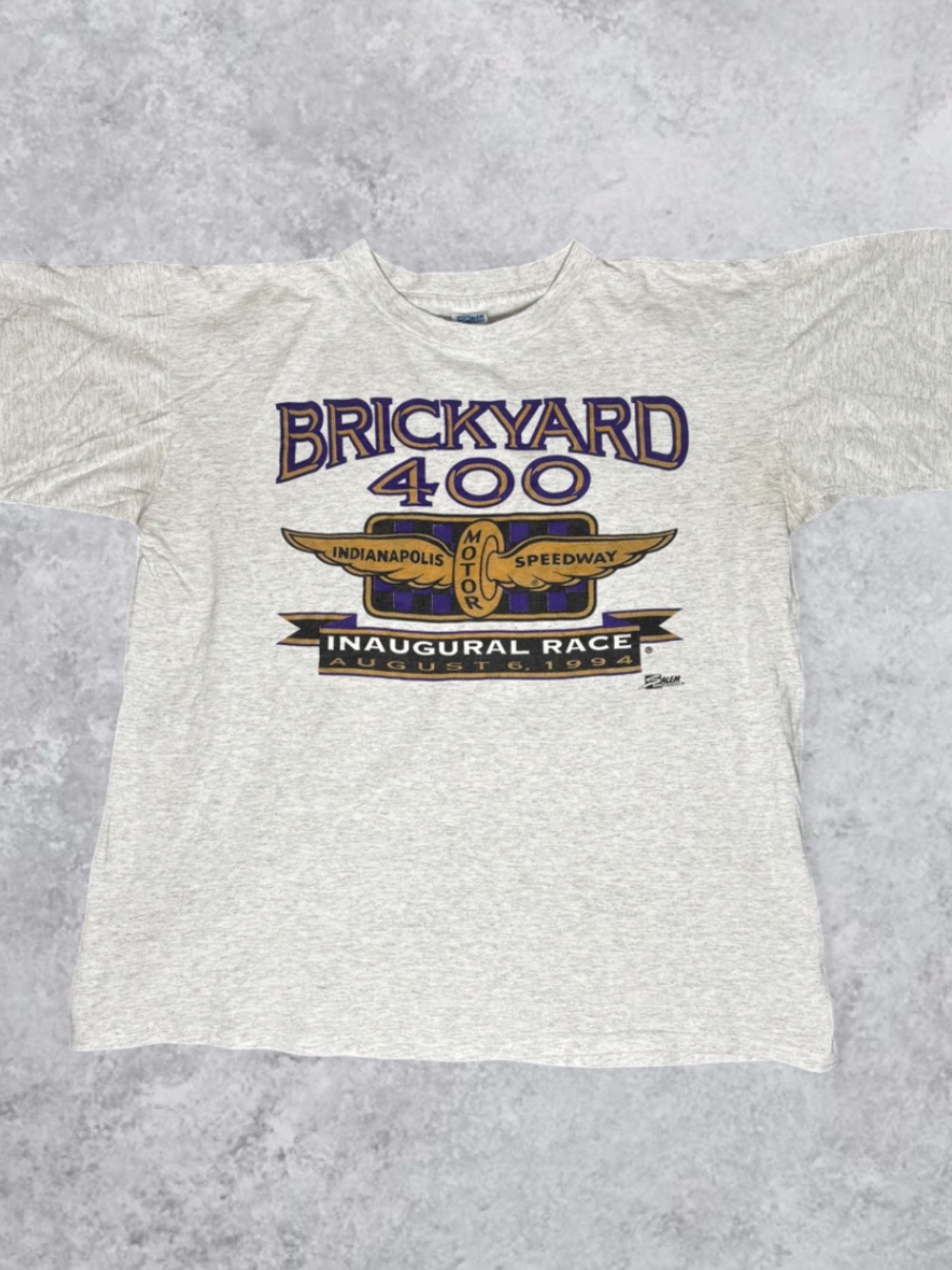 Vintage 1994 Brickyard 400 NASCAR T-Shirt Large Salem Sportswear